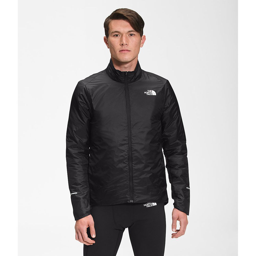 The North Face Insulated Jacket Mens Australia - The North Face Warm Black Flashdry (WVP-674051)